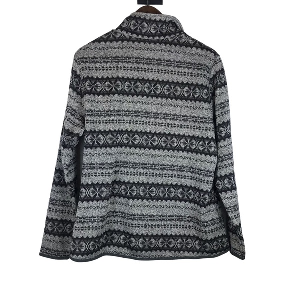 Eddie Bauer Women's Full Zip Jacket XL Gray Nordic Athletic Fit Pockets … - Picture 3 of 6